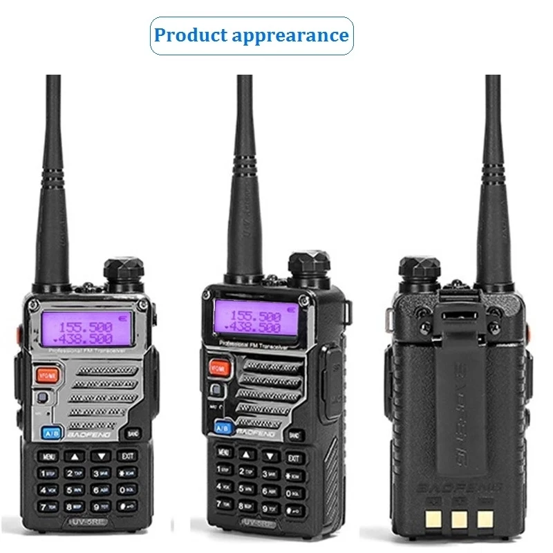 Портативная рация Baofeng 1/2/3/4/5/6 шт. радио-станция UHF VHF двухсторонний радиоприемник