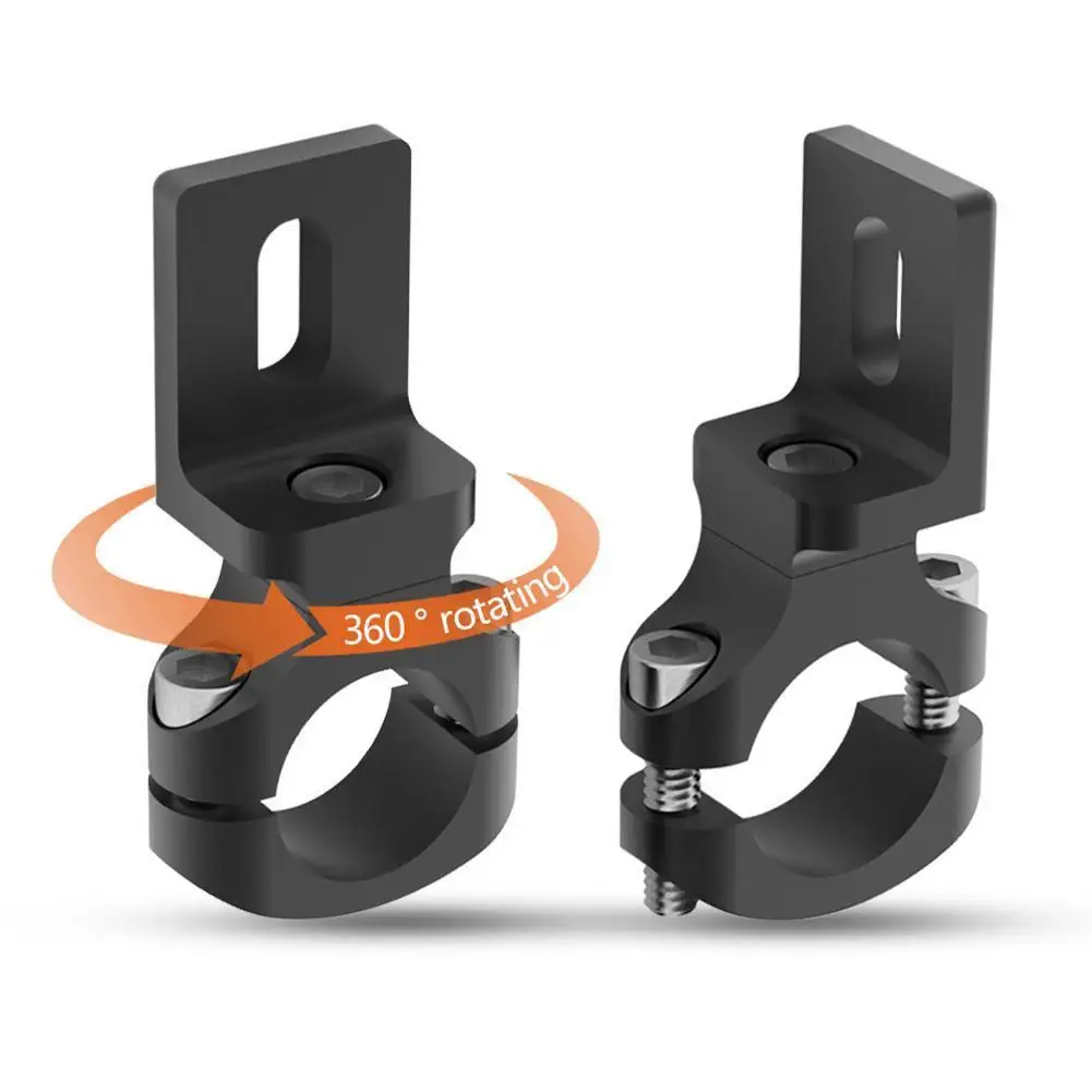 22mm Motorcycle Headlight Bracket Spotlight Holder Universal Handlebar Tube Clamp For Cafer Racer Chopper TG80 1pc - купить по