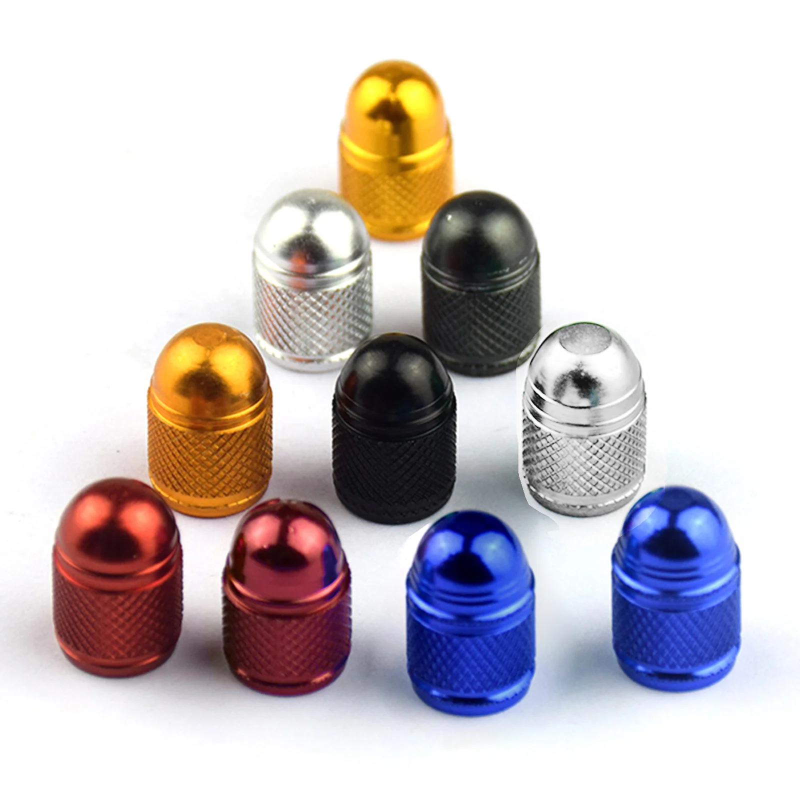 

4Pcs Universal Short Creative Aluminum Alloy CarValve Caps Car Dust Valve Caps Auto Car Tire Dust Valve Caps Car Accessories4
