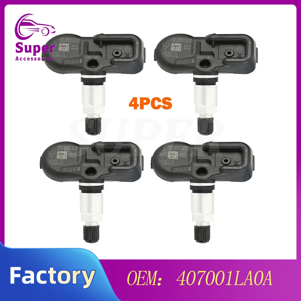 Фото Датчик давления в шинах PMV-C811 (4 шт.) для INFINITI EX35 FX37 FX50 M56 Q40 QX70 NISSAN 370Z LEAF TPMS 315 МГц 40700-1LA0E 40700-1LA0C №1