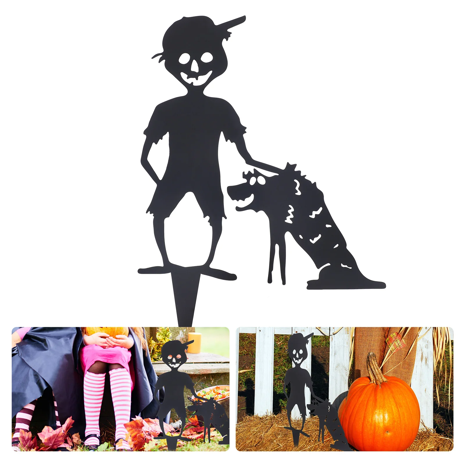 

1pc Horror Decorative Lawn Stake Ground Insert Decor for Lawn Outdoor