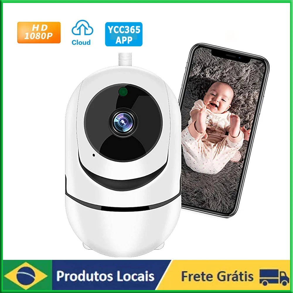 

WiFi Security Camera Surveillance 360º 1080P HD Wireless IP Camera with Two-way Audio, Motion Detection, Infrared Night Vision,