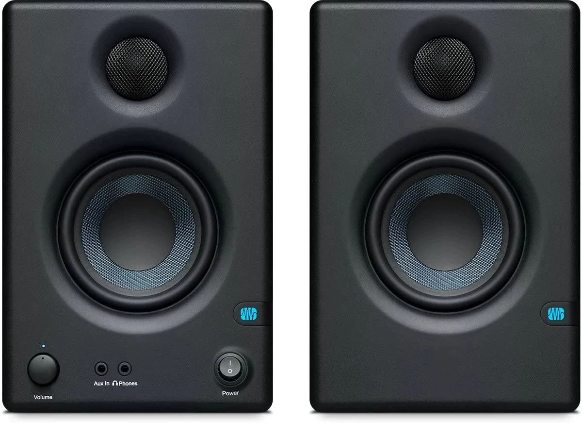 

2023 New PreSonus Eris E3.5-3.5" Near Field Studio Monitor (Pair) (E3.5) Metal wall plate