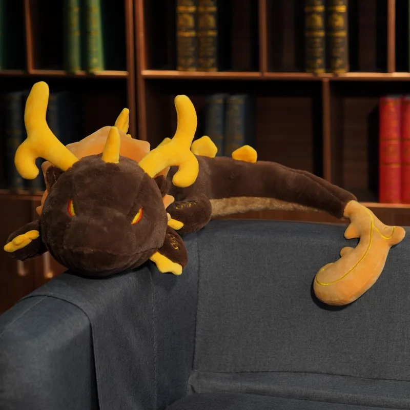 

2022 New Arrival Genshin Impact Cosplay Cushion Pillows Plush Toys Plush Doll Zhong Li Shenlong Pillow Dolls Morax Dragon Toy
