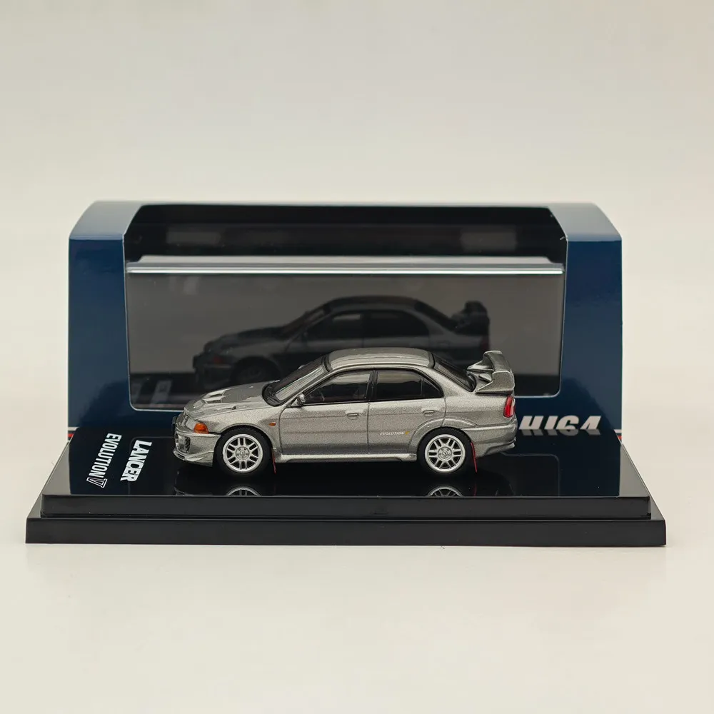 Hobby Japan 1/64 Lancer GSR Evolution V (CP9A)1998 с брызговиком спутниковый серебристый (M) HJ 642032