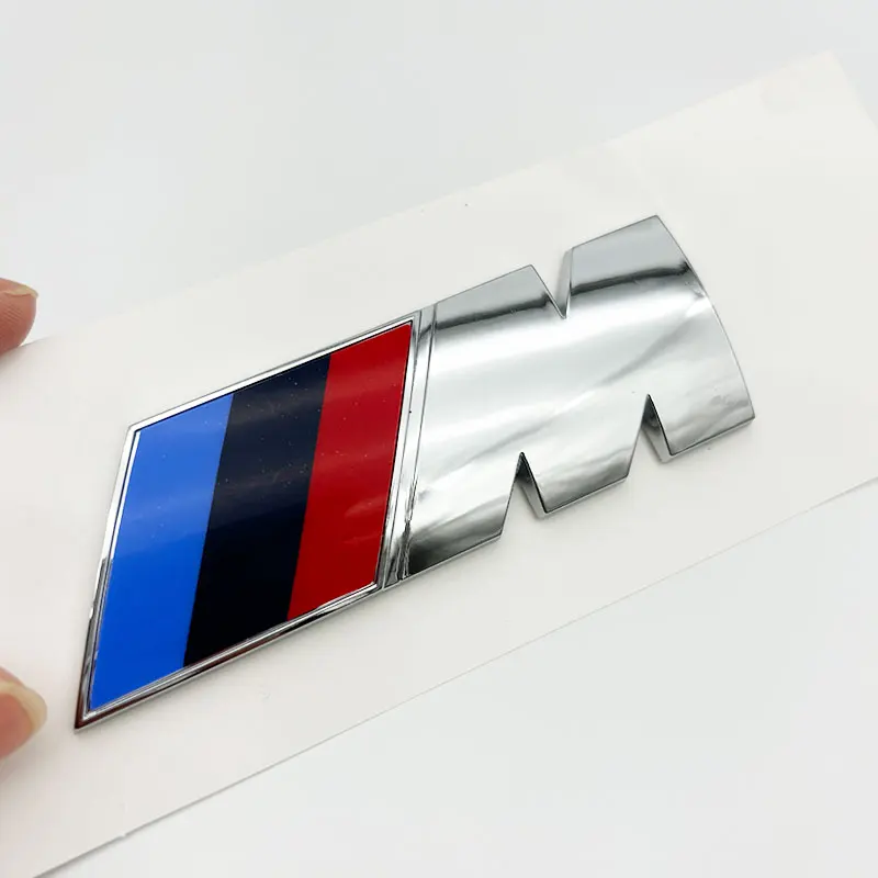 3D ABS BMW M логотип наклейка задний багажник значок крыла боковая эмблема для E30 E36 E63