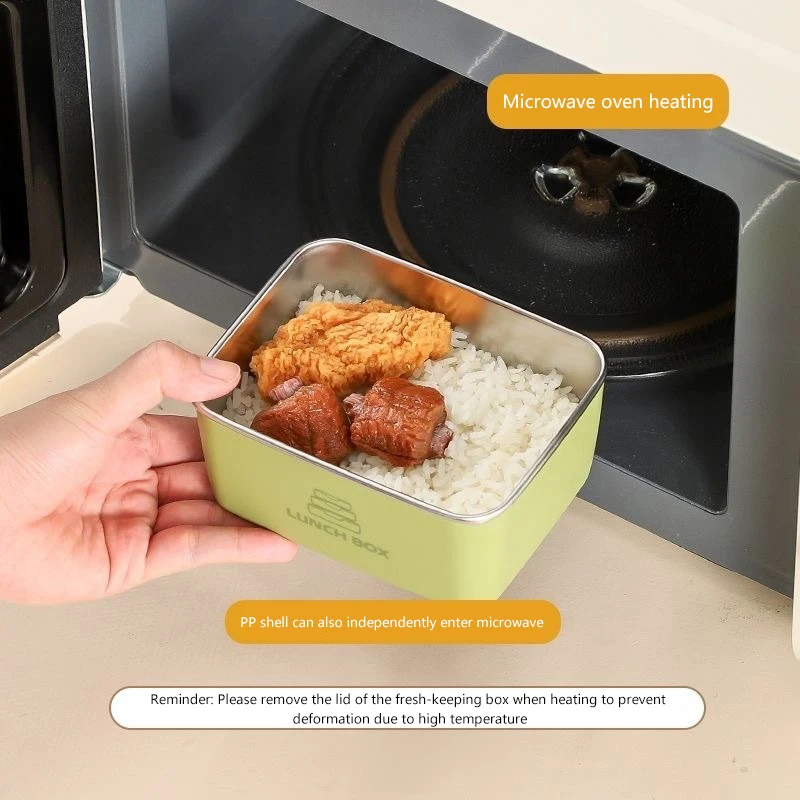 Контейнер Для Хранения Продуктов Питания Из Нержавеющей Стали С Крышкой