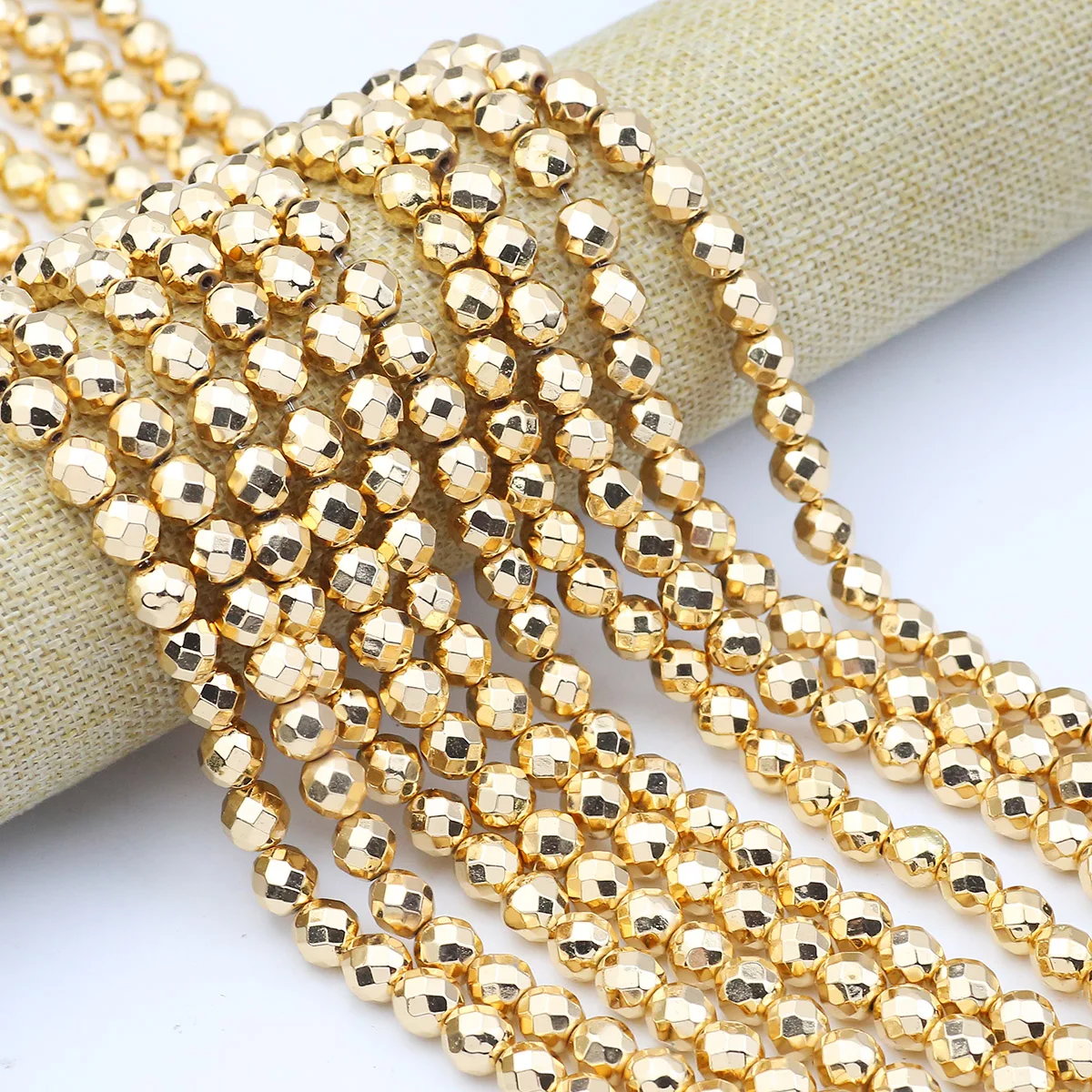 Круглые бусины из гематита для изготовления ювелирных изделий 2-10 мм