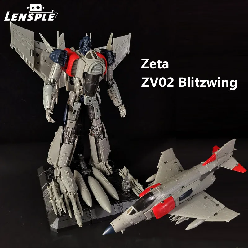 

В наличии, новинка, Zeta трансформер ZV02, модель самолета «воин грома», экшн-фигурка, игрушки