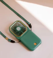 handheld mini fan pocket portable hanging neck fan ultrathin folding summer camping usb rechargeable cooler small fan power bank