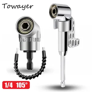 Набор отверток с углом поворота 105 градусов, Регулируемые поворотные насадки для шуруповерта, ручные инструменты, магнитные насадки для дрели