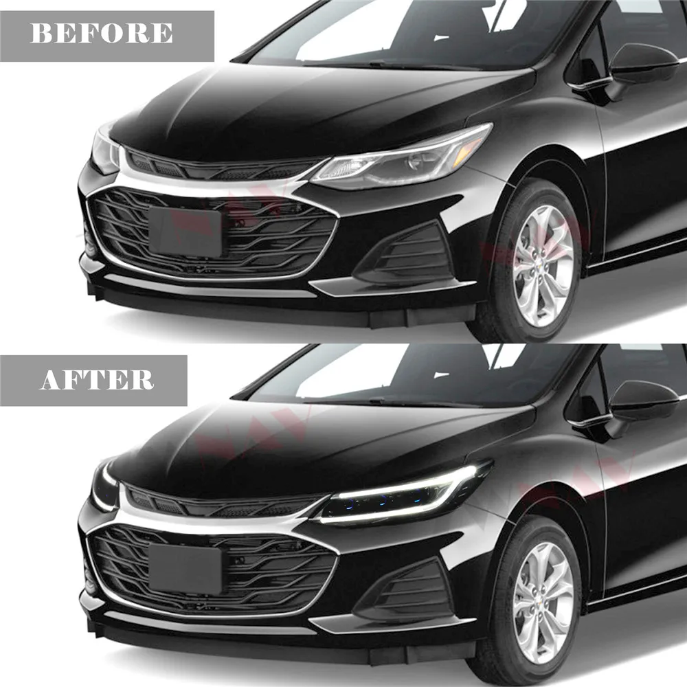 Для Chevrolet CRUZE 2016 2017 2018 светодиодная фара дальнего света передняя лампа