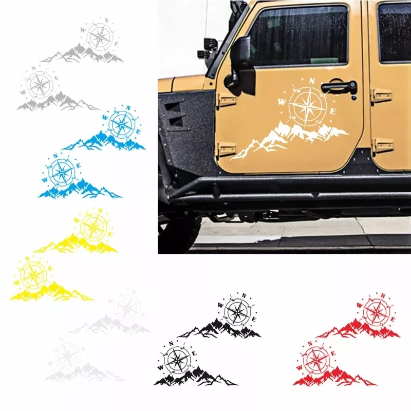 

Виниловые наклейки с компасом для стайлинга автомобиля, наклейки для мотоциклов, украшение автомобильного окна, ПВХ наклейки, виниловые на...