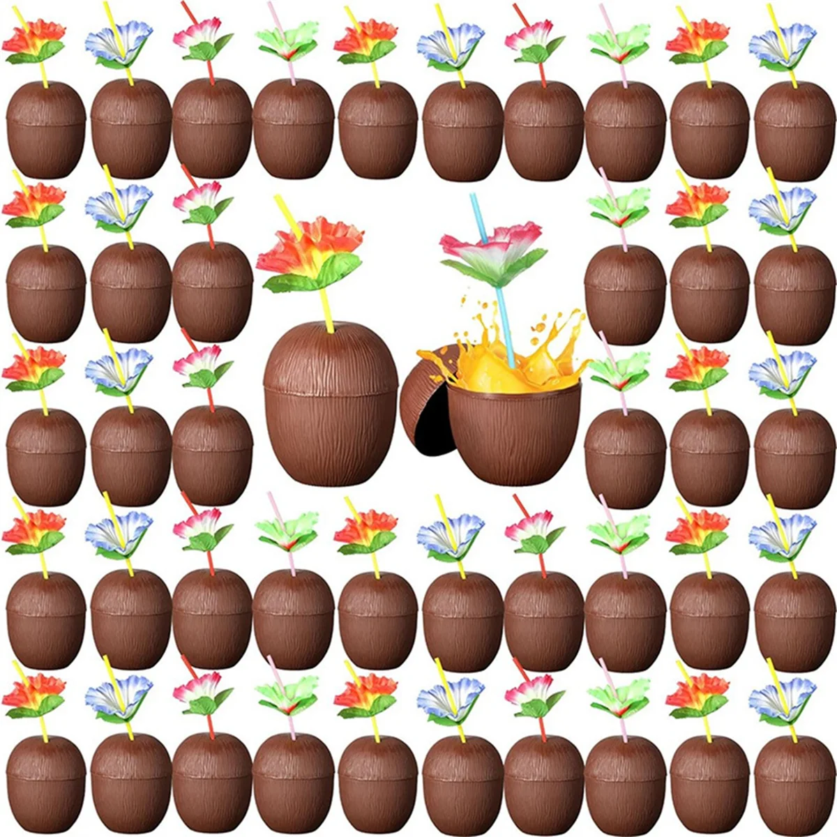 Гавайская летняя чашка для питья с ананасом и кокосом чашки сока в форме клубники