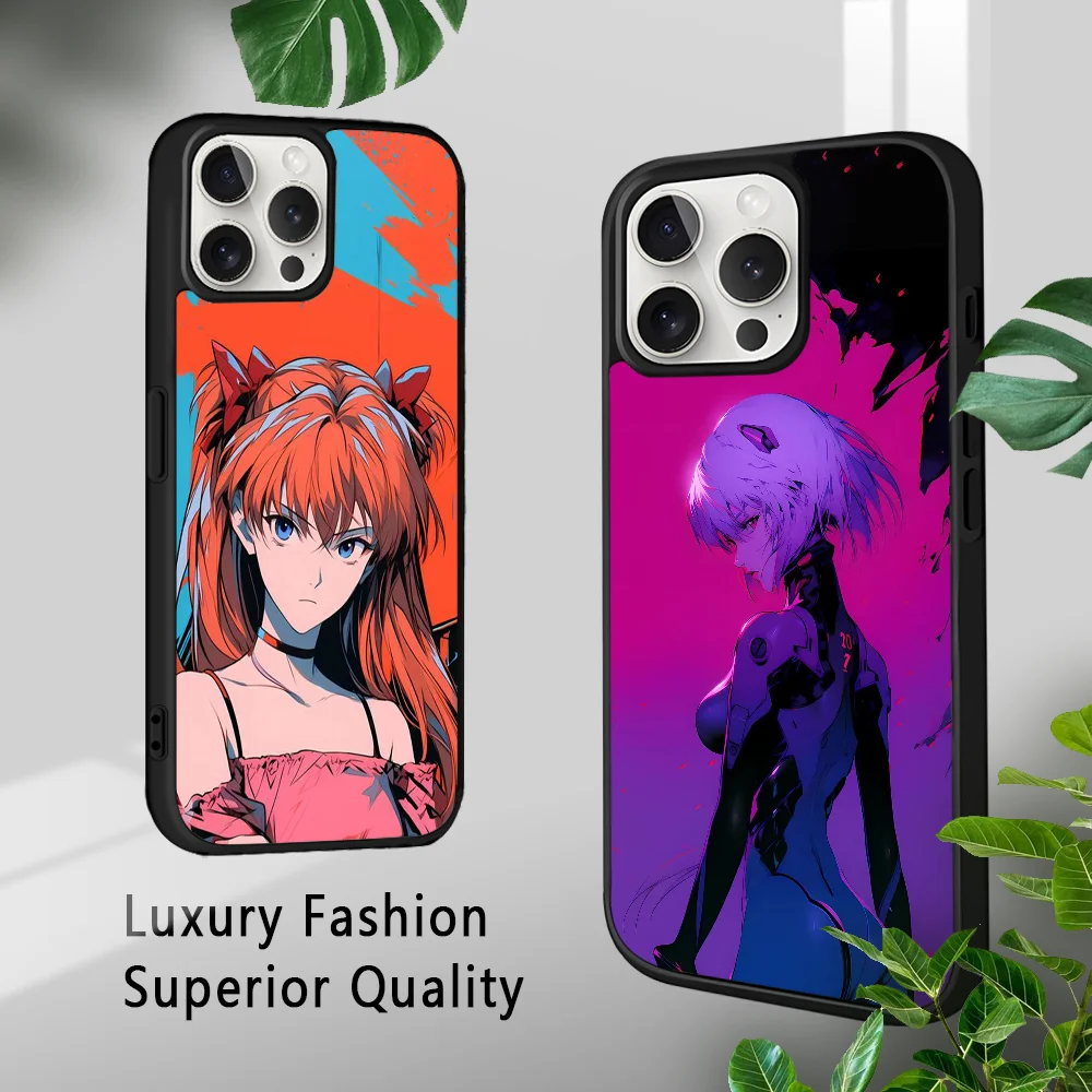 Neon G-Genesis E-Evang elion Phone Case For iPhone 16 15 14 13 12 11 Pro Xs Max Mini Plus Celulares Hard Funda