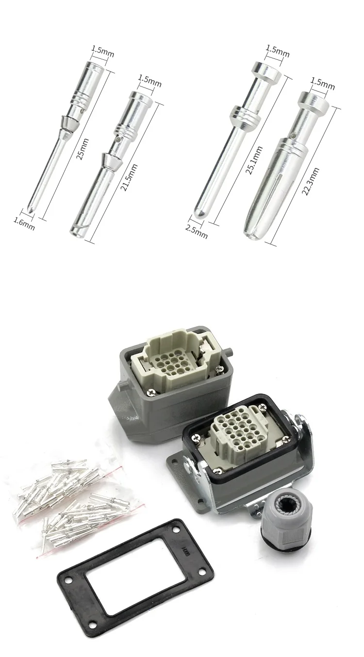 Жильный разъем для тяжелых условий эксплуатации