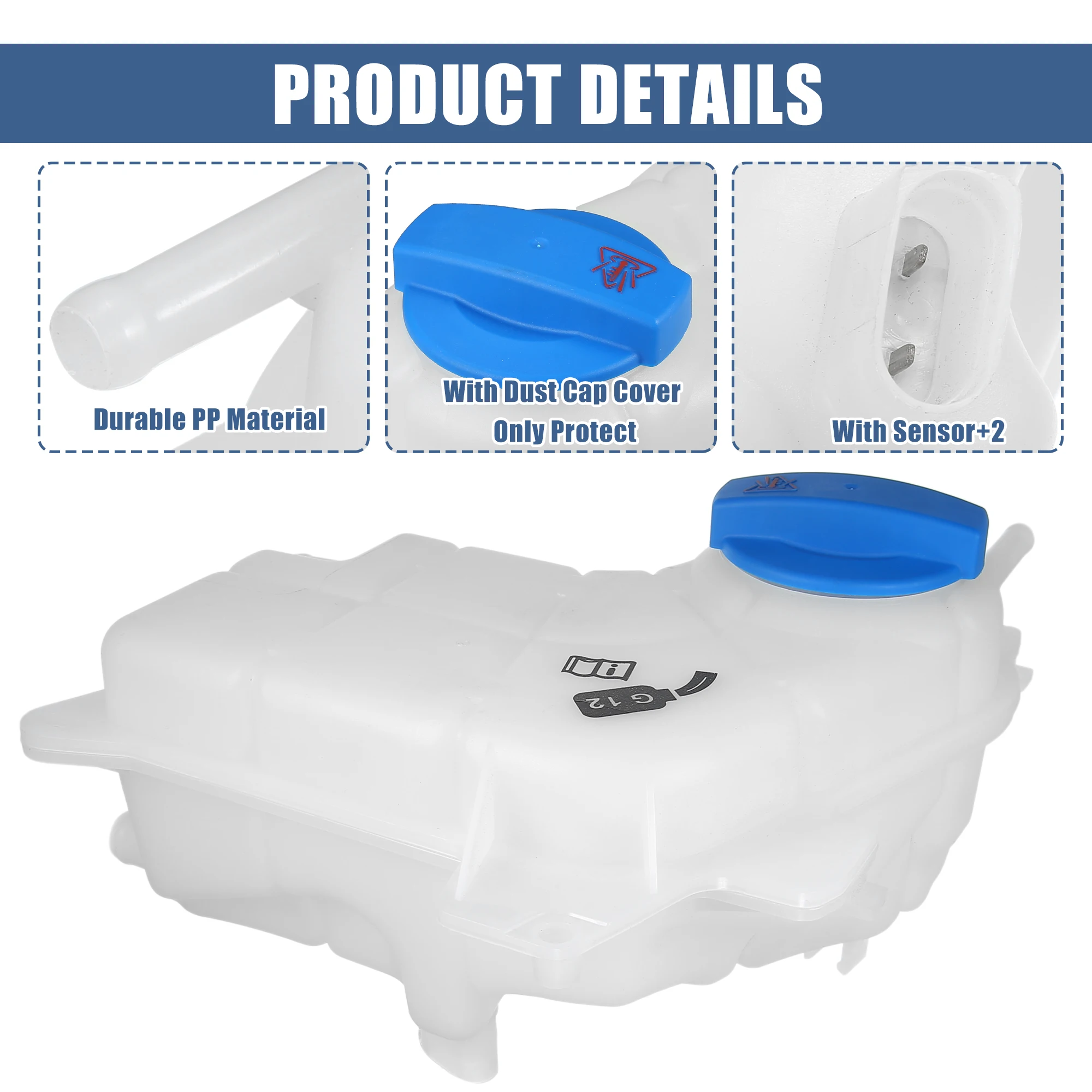 Бачок радиатора охлаждающей жидкости UXCELL 8E 0121403 Расширительная бутылка перелива