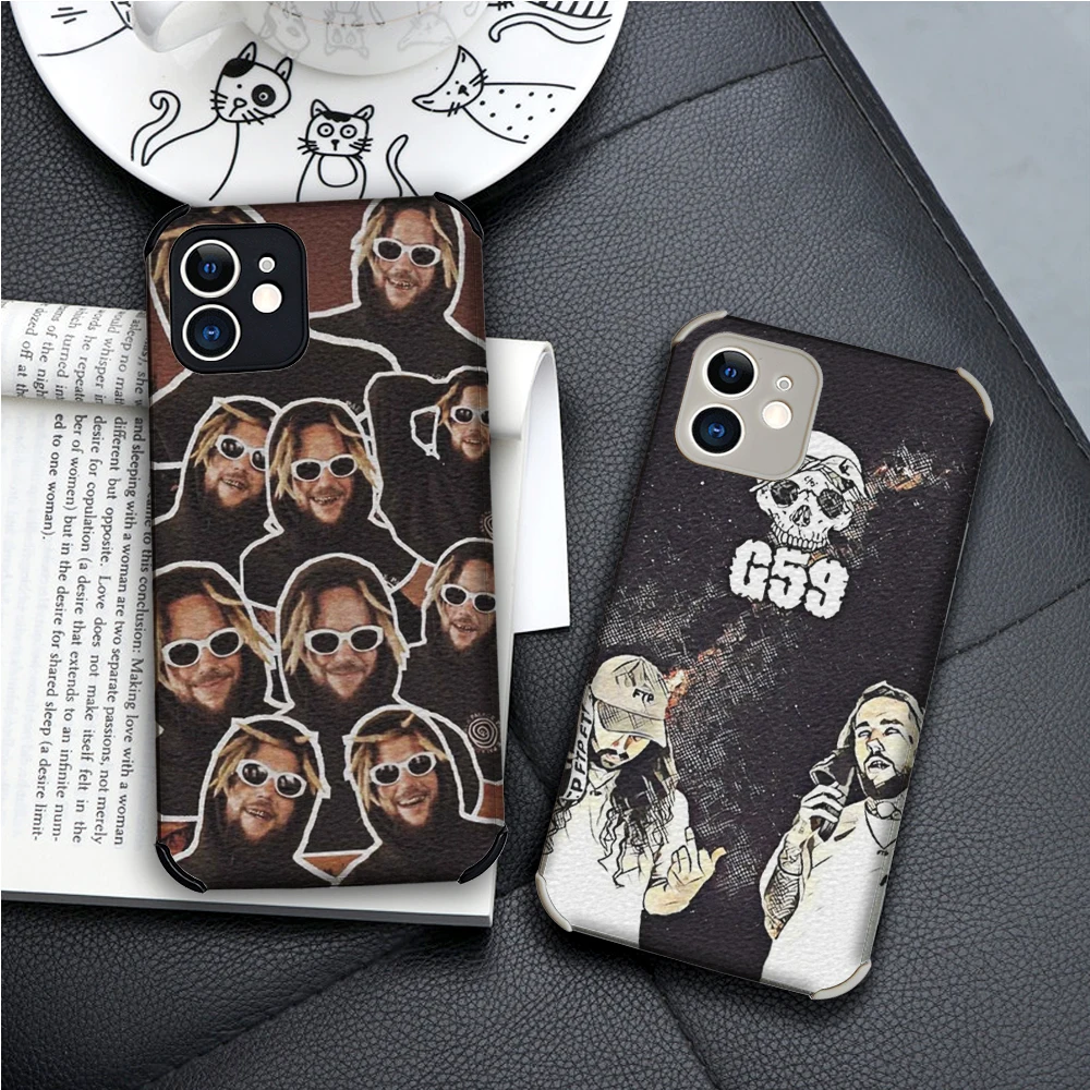 

$uicideboy$ G59 Lambskin case for iphone 13 12 11 Pro MAX MiNi 7 8 plus SE2020 X XS XR $uicideboy$ G59 Soft back Cover