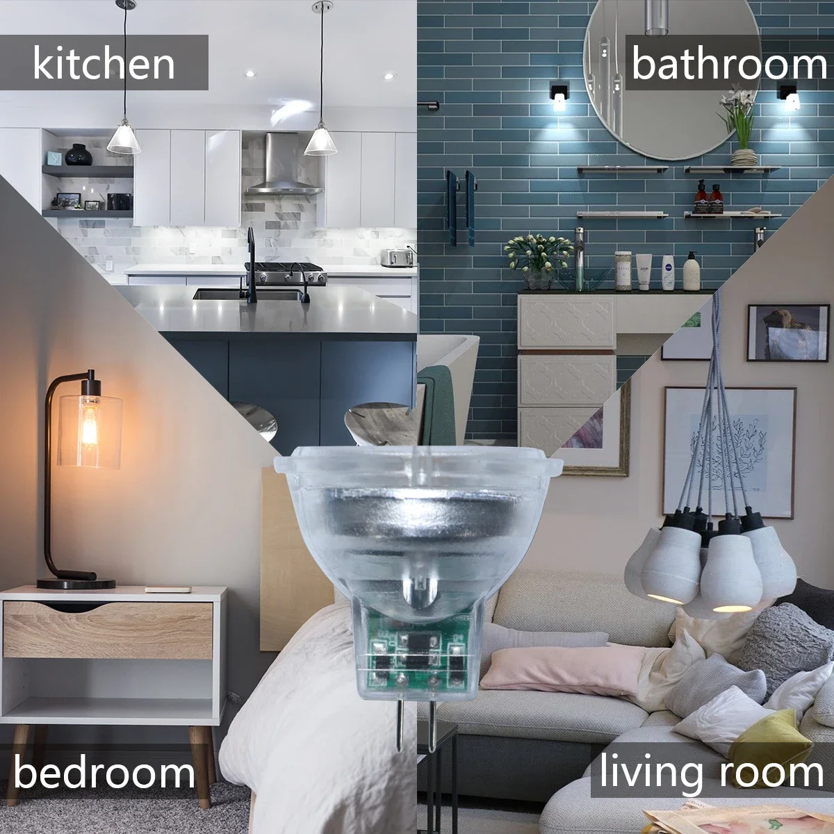 4-20P Светодиодный мини-прожектор MR11 GU4.0 Низковольтный переменный/постоянный ток 12