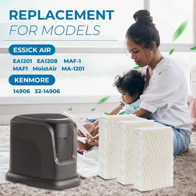 Сменный впитывающий фильтр увлажнителя для Essick Air HDC311 EA1201 EA1208 3 шт.