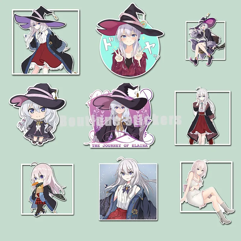 

Anime Surrounding Witch's Journey VINYLStickers Car Stickers Creative Witch Irena Battery Car Stickers Car Styling Decoration