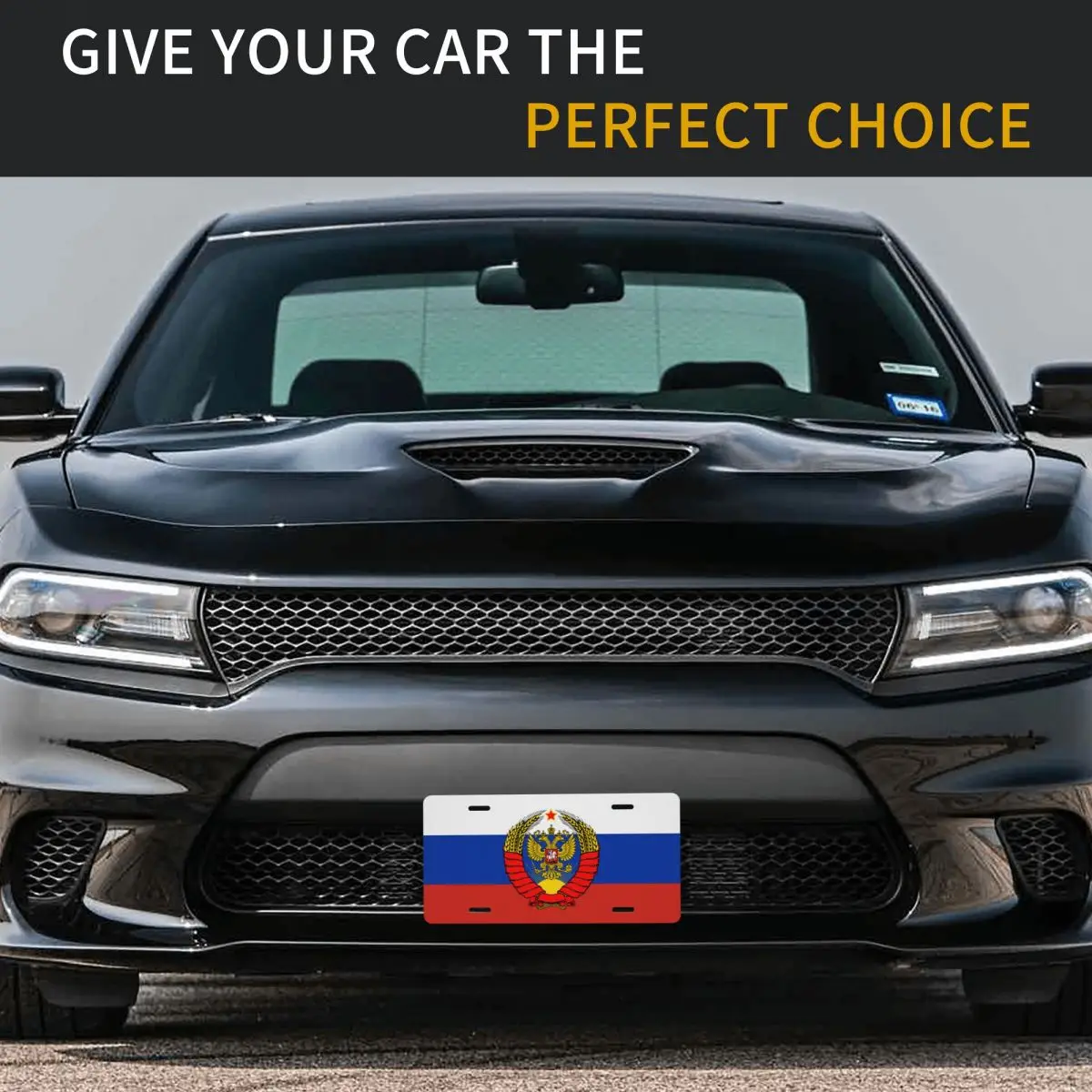 Флаг России с советским орлом номерной знак герб оружия декоративный