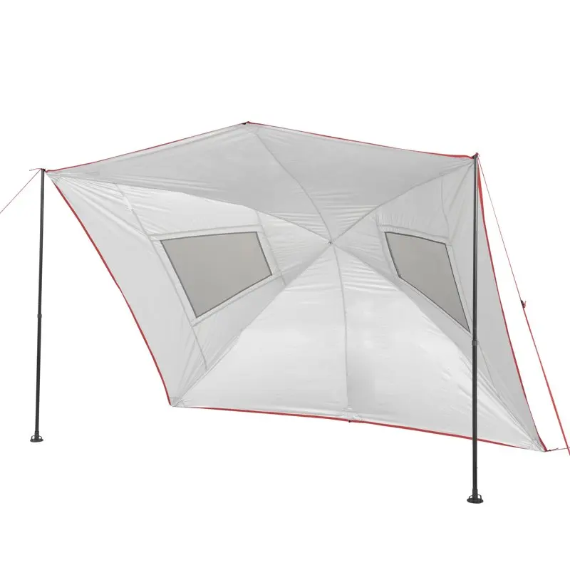 

ft. x 7 ft. Gray Multi- Sunshade Beach Tent, with UV Protection