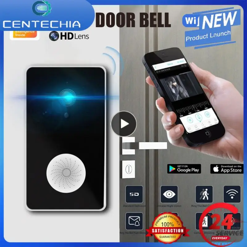 

2/3PCS Wifi Outdoor Tuya Wifi Home Security Alarm Camera Door Bell Wireless Button Doorbell Smart Home Digital Visual Intercom