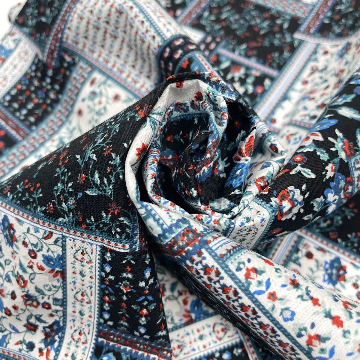 70cm 100% cotton Vintage Pastoral Floral Kerchief Bag Scarfs Female Square Headband Bandana Hairband Neck Scarves For Ladies |