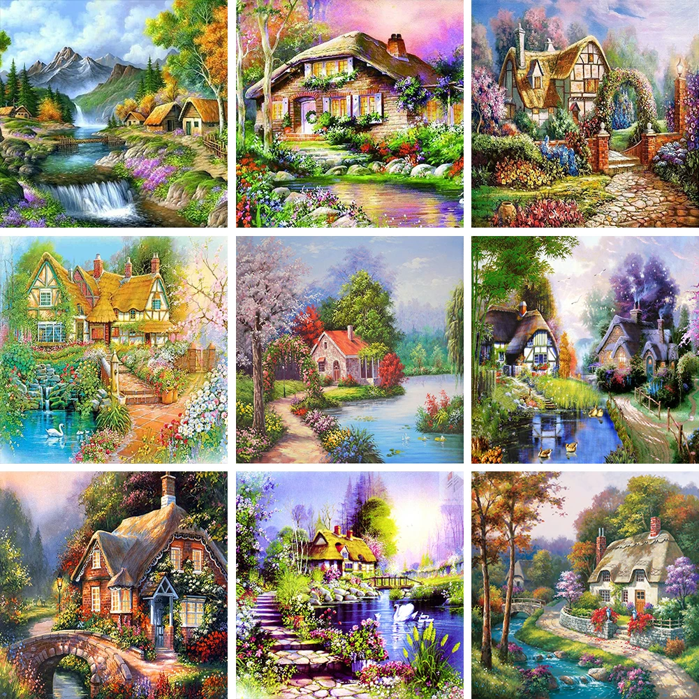 

5D мозаика для дома «сделай сам», полностью круглая Алмазная мозаика, картина из смолы, подарки ручной работы, украшение для дома, гостиной, с...