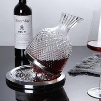 wine wine decanter crystal glass rotary top non inverted weng decanter bar business gift wine decanter wine accessories