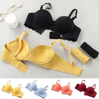 11colors sexy women bras solid seamless underwear adjustable push up wire free bralette soft fashion female breathable lingerie