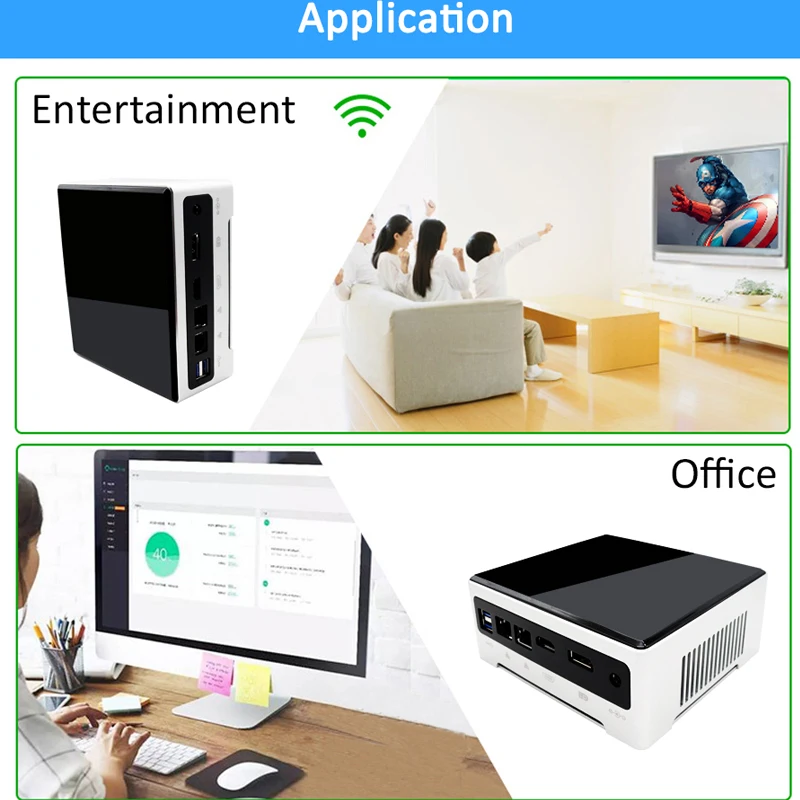 Недорогой мини-ПК 11-го поколения Intel Core i5 1135G7 i9 10880H M.2 NVME WIFI 6 * USB DP HDMI 4k Карманный
