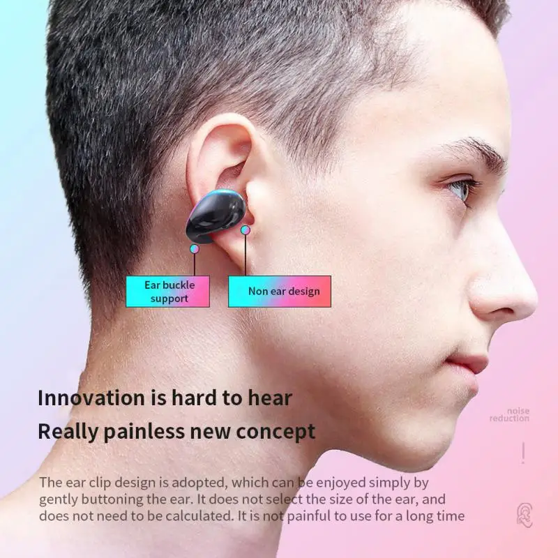 

Hanging Ear Hifi Sound Wireless Headsets Earbuds Touch Control Wireless Headphones Noise Reduction Stereo Surround Sound