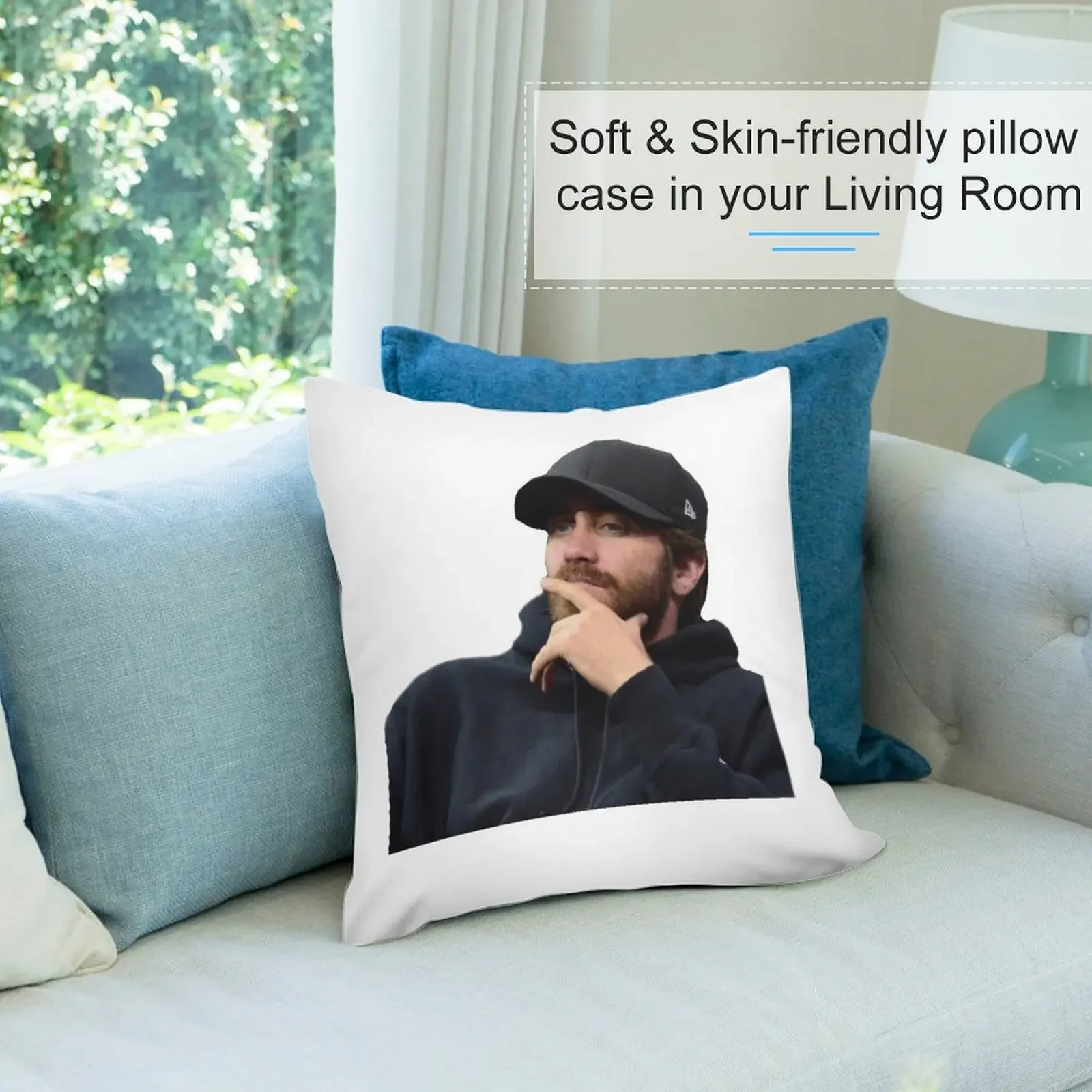 Чехол для подушки с изображением Джейка Gyllenhaal