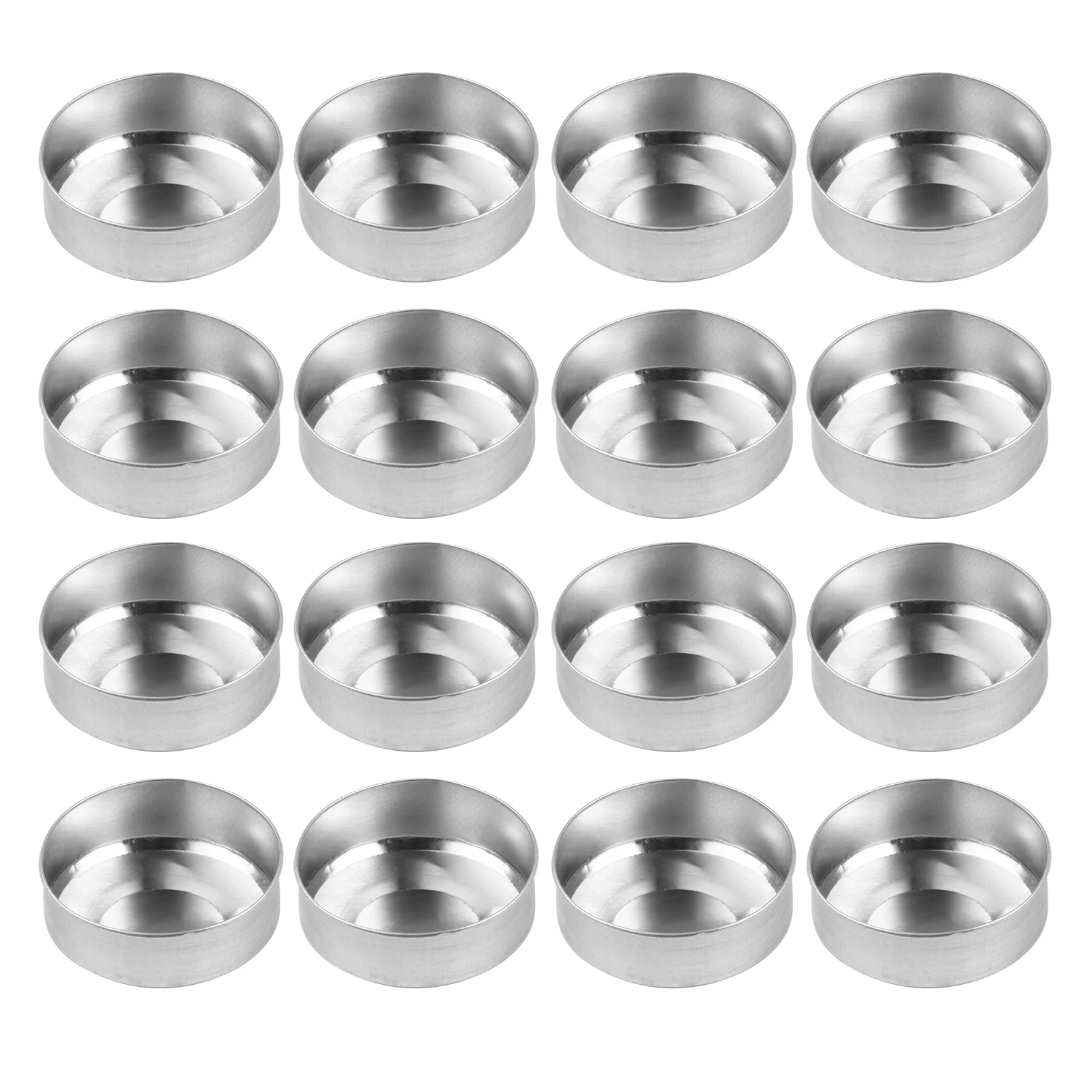 

Tea Light Tins Tealighttin Case Containers Aluminum Empty Metal Holder Cups Small Cans Cup Wax Coffee Round Making Warmer Mold