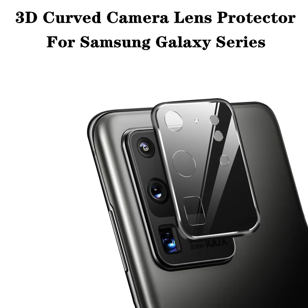 

3D Curved Lens Protector For Samsung Galaxy S21 S20 S20FE Ultra Plus 5G Camera Cover For Samsung Galaxy A32 A52 S22 A53 Glass