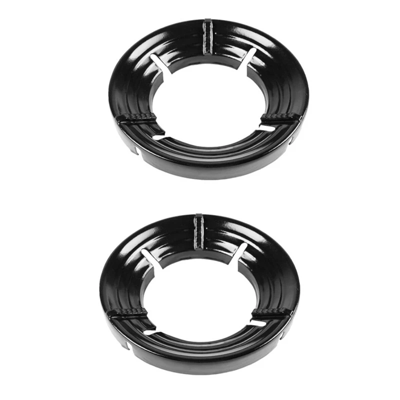 

2X 4 Opening Gas Stove Energy Saving Cover Windproof Disk Fire Reflection Windproof Windshield Bracket Accessories