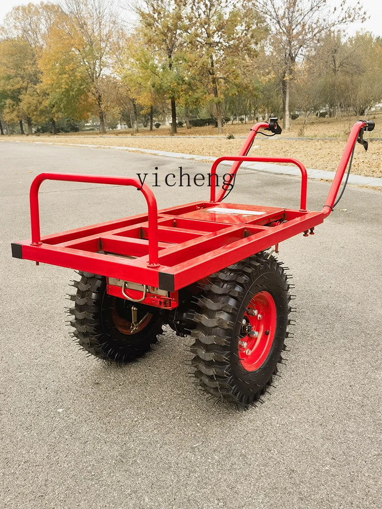 Двухколесная электрическая тележка Tqh стандартная для зарядки сада