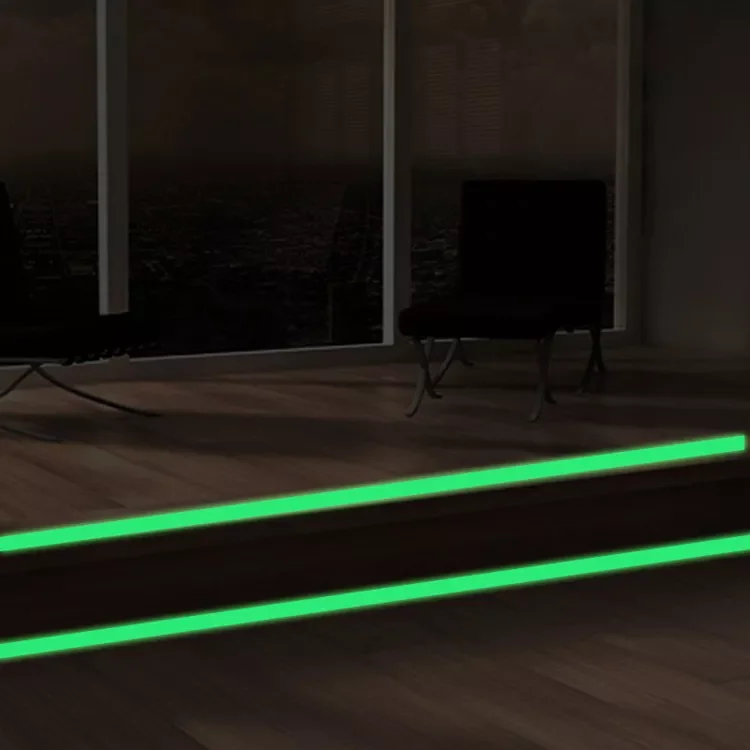 

Luminous Tape Self-adhesive Wall Stickers Safety Stage Home Decoration Baseboard Wall Decals Glow In The Dark Living