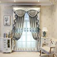 modern european style window curtains for bedroom living room curtain luxury embroidered blackout shading dining room drape