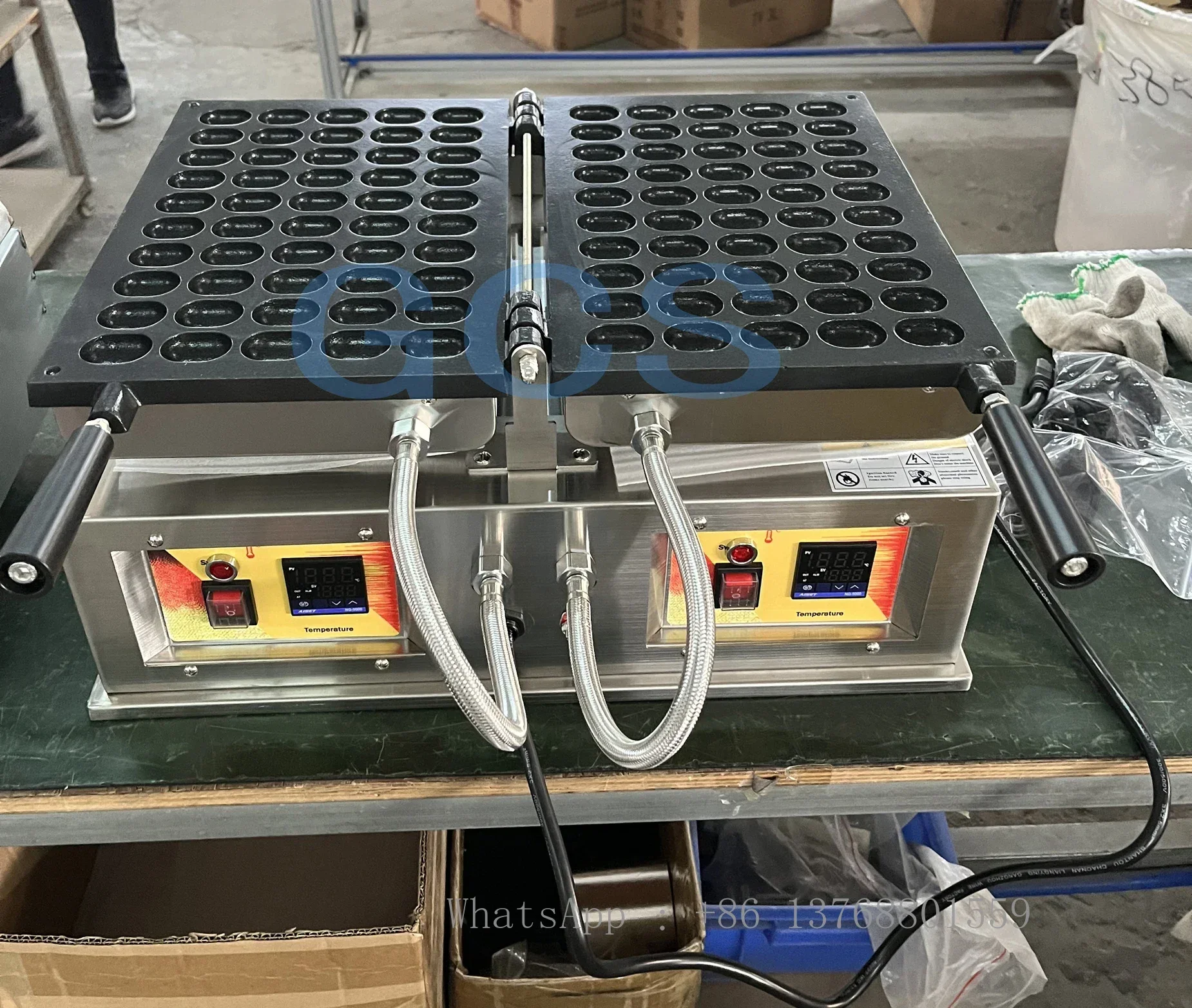 Электрическая машина для яиц вафель с 50 отверстиями японская приготовления