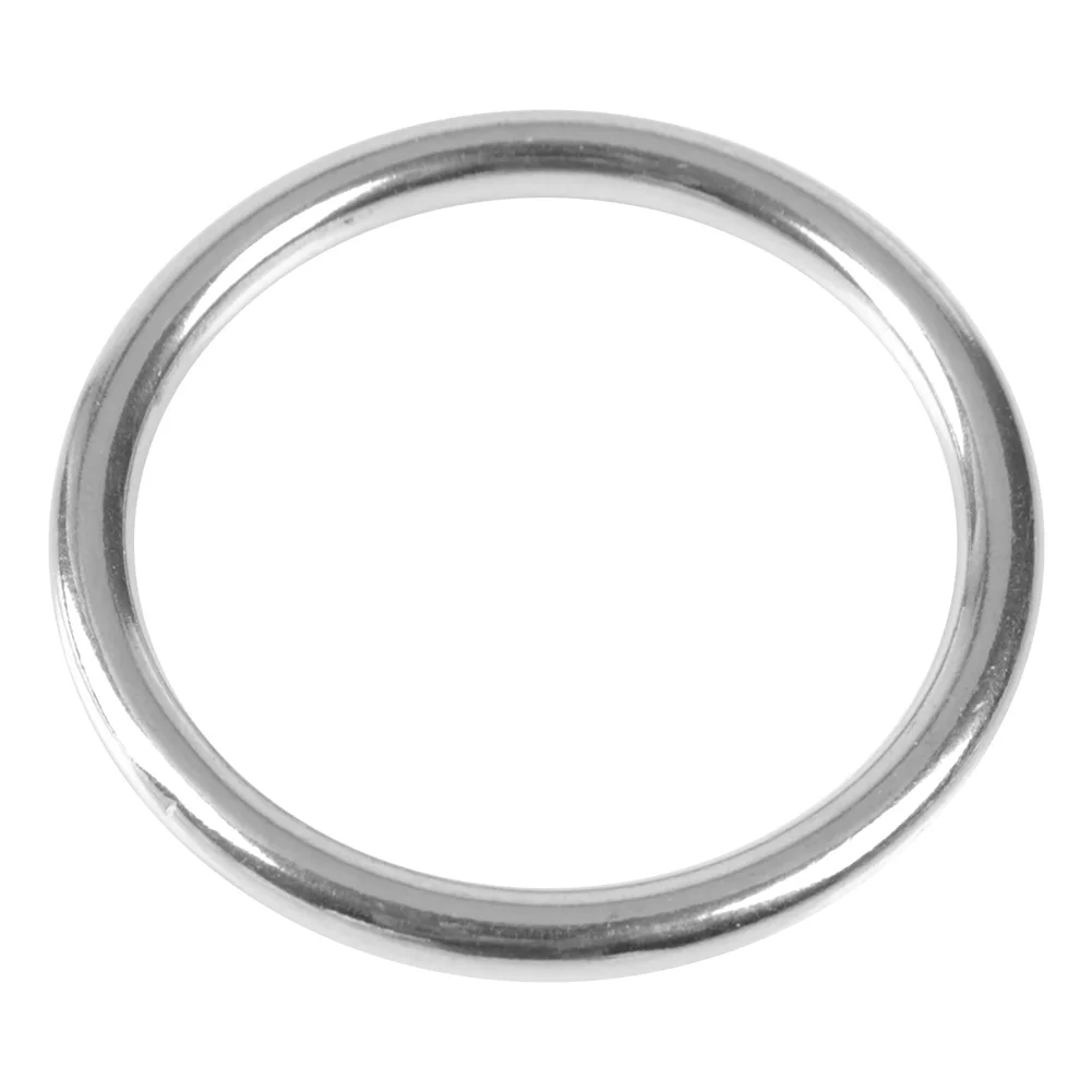 

304 Stainless Steel Boat Marine Welded Ring O Round Ring Polished Circle 6*35mm