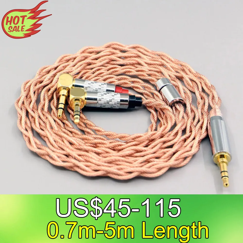 ЛН 007771 Графеновый 7N OCC экранирующий коаксиальный смешанный кабель для наушников