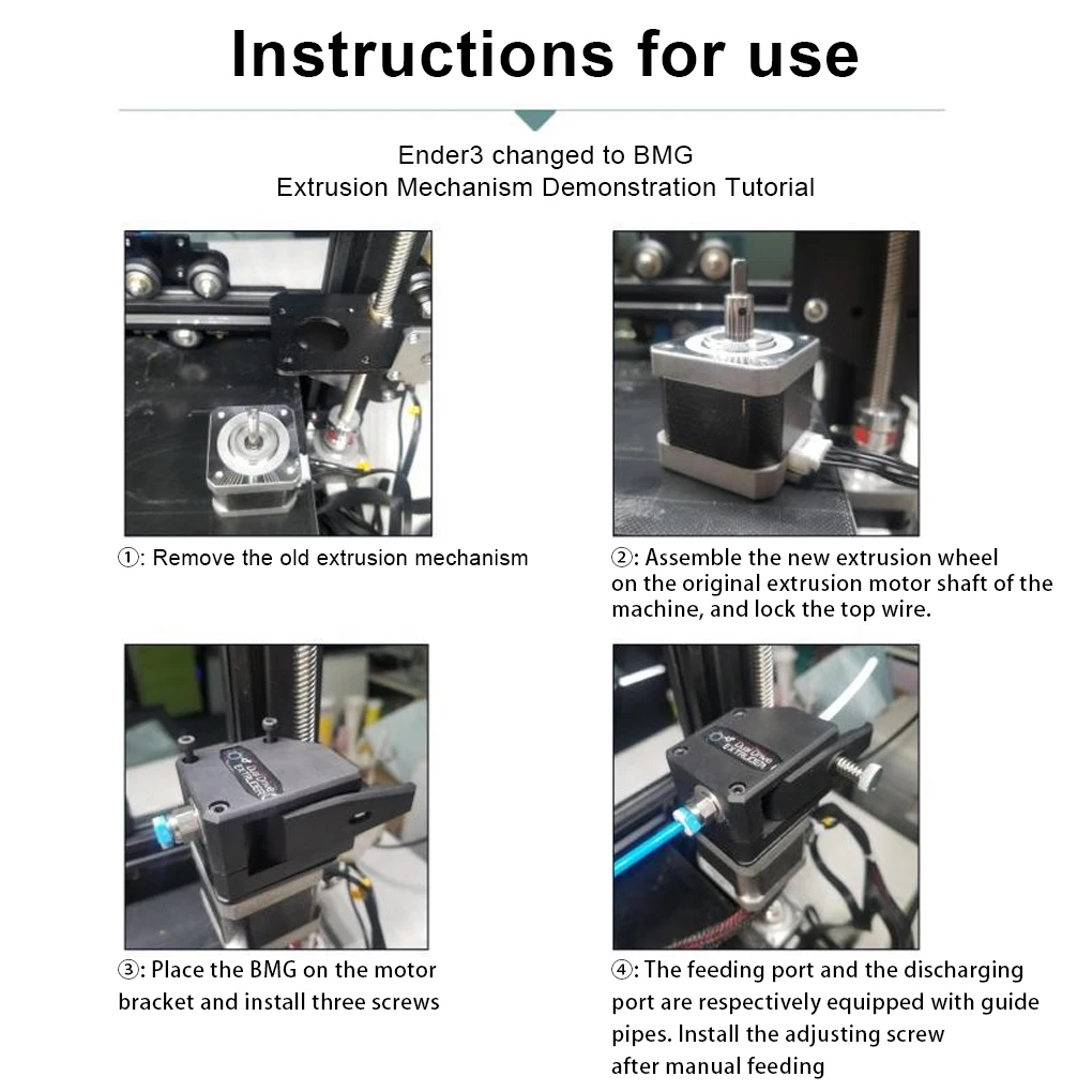 

3 Dimensional Printer Extruder Portable Replacement Extruders Component