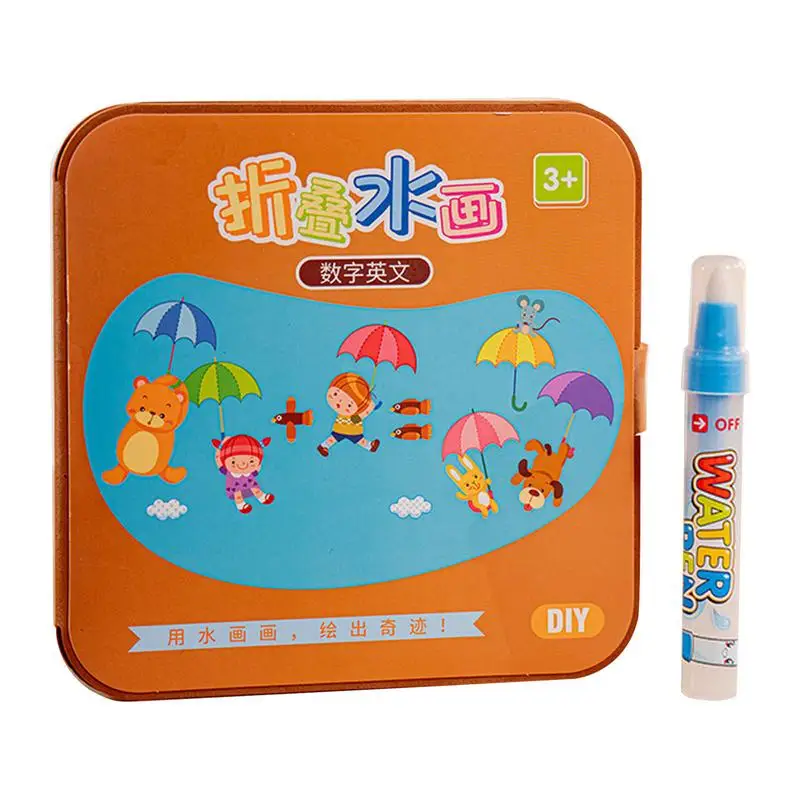 

Книжки для рисования на воде, многоразовые разноцветные книжки для рисования, набор для рисования на воде, книжка-раскраска, мягкий и удобный подарок