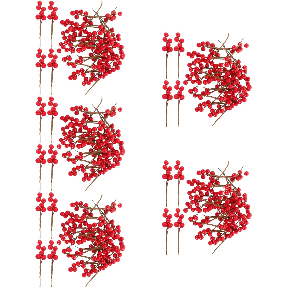 

150 Artificial Berry Stem Picks Christmas Tree Berries Picks Christmas Tree Ornaments