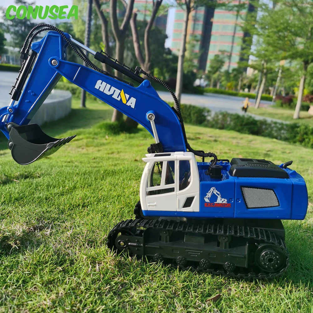 HUINA 332/540 RC Truck excavator crawler 2.4G Remote control car tractor Radio controlled engineering vehicle toy boys