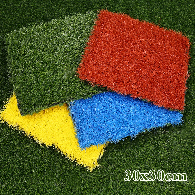 

1PC 30*30cm Turf Carpets Green Grass Mat Craft Lawn Artificial Fake Lawns Party Wedding Decoration