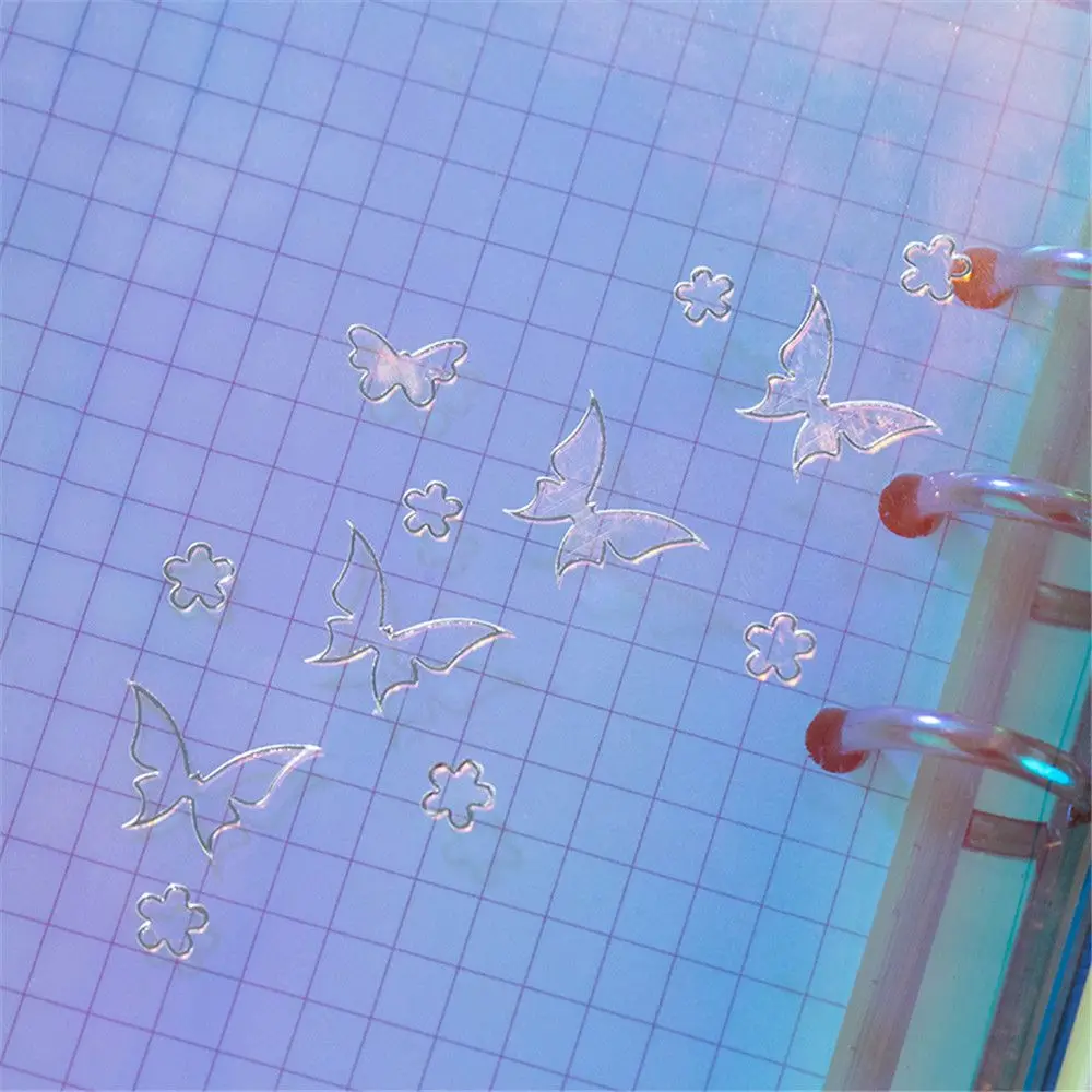 

2 шт./компл. Милая стационарная фотолента с дельфином наклейка для ногтей стикер для скрапбукинга стикер с бабочкой DIY материал